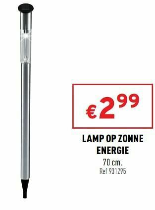 Lamp op zonne energie