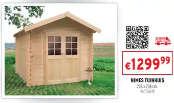 Trafic Nimes Tuinhuis 238*238 cm aanbieding