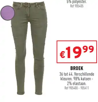 Trafic Broek mt. 36-44 aanbieding