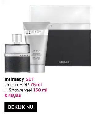 ICI PARIS XL Intimacy Set Urban Edp 75 Ml, Showergel 150 Ml aanbieding