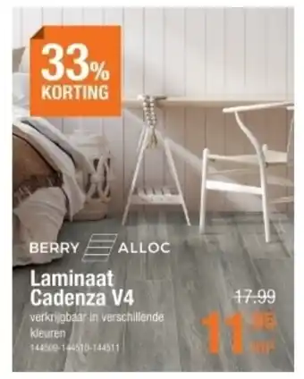 Cevo Laminaat Cadenza V4 144509-144510-144511 aanbieding