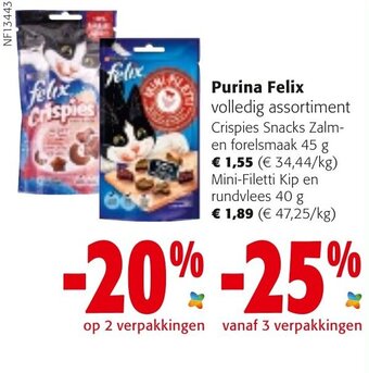 Colruyt Purina Felix aanbieding