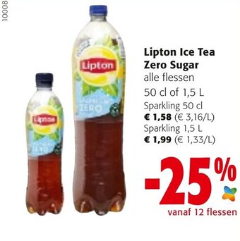 Colruyt Lipton Ice Tea Zero Sugar aanbieding