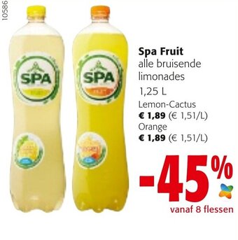 Colruyt Spa Fruit aanbieding