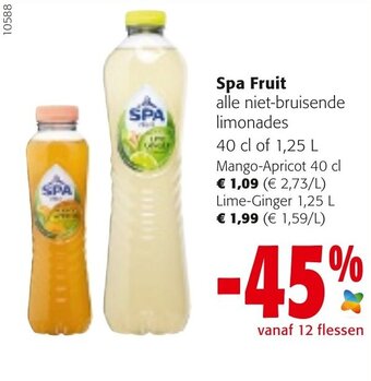 Colruyt Spa Fruit aanbieding
