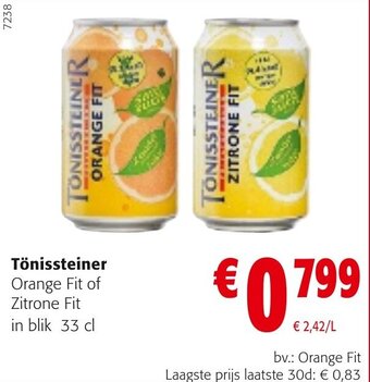 Colruyt Tonissteiner aanbieding