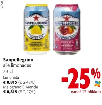 Colruyt Sanpellegrino aanbieding