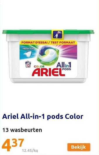 Action Ariel Allin1 Pods Color aanbieding
