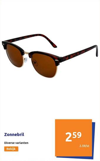 Action Zonnebril aanbieding