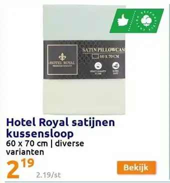 Hotel Royal Satijnen Kussensloop