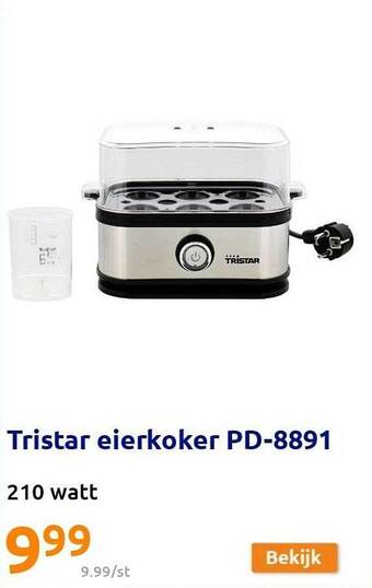 Action Tristar Eierkoker Pd-8891 aanbieding