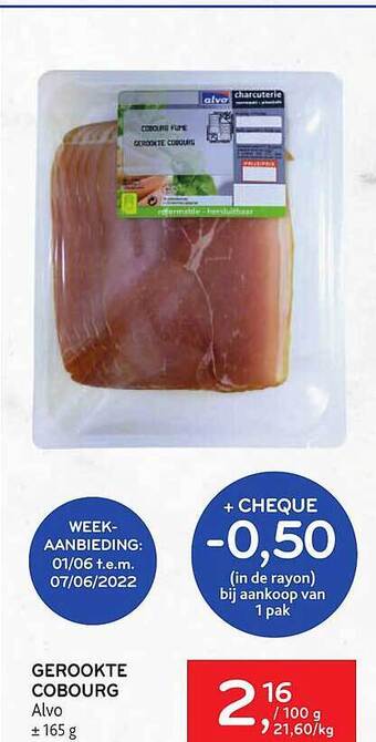 Alvo Gerookte Cobourg Alvo aanbieding