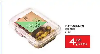 Alvo Fuet-olijven Deli Melo aanbieding