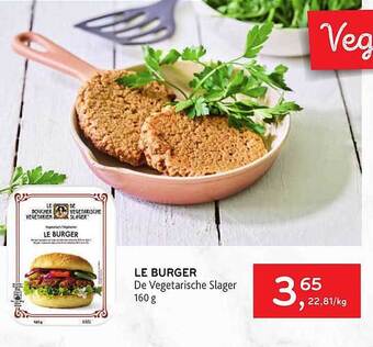 Le Burger De Vegetarische Slager
