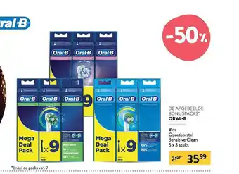 Oral-b Opzetborstel Sensitive Clean
