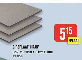 Gipsplaat 'hrak'