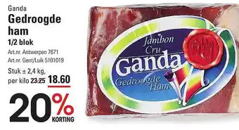 Ganda Gedroogde Ham