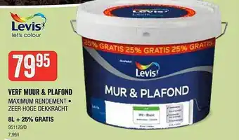 HandyHome Levis Verf Muur & Plafond aanbieding