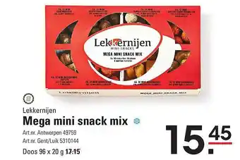ISPC Lekkernijen Mega Mini Snack Mix aanbieding