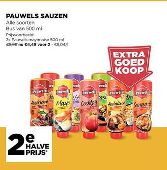 Jumbo Pauwels Sauzen aanbieding