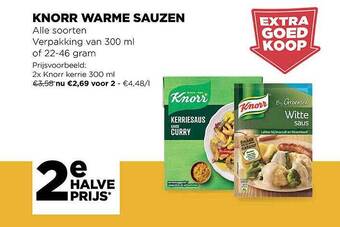 Jumbo Knorr Warme Sauzen aanbieding