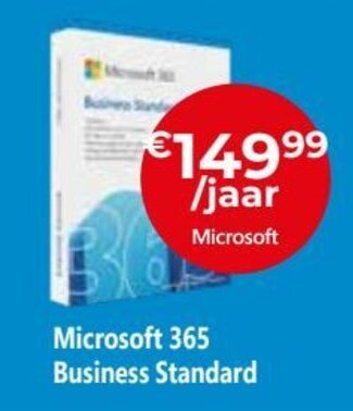 Exellent Microsoft 365 Business Standard aanbieding