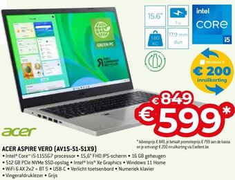 Acer Aspire Vero (AV15-51-51X9)