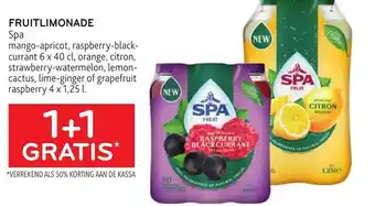 Alvo Spa Fruitlimonade 4 x 1,25L aanbieding
