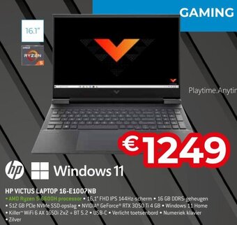 Exellent HP Victus Laptop 16-E1007NB aanbieding