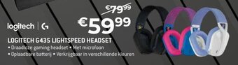 Exellent Logitech G435 Lightspeed Headset aanbieding