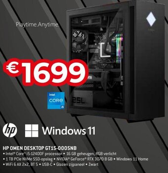 Exellent Hp Omen Desktop GT15-0005NB aanbieding