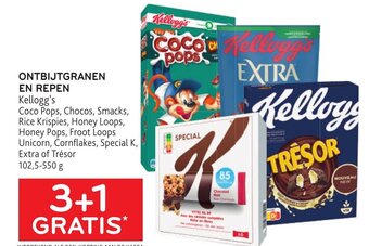 Alvo Kellogg's Ontbijtgranen en Repen aanbieding