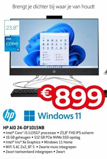 Exellent Hp AIO 24-DF1015NB aanbieding