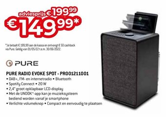 Pure Radio Evoke Spot-PR001211001