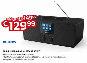 Exellent Philips Radio DAB+-PSTAR880510 aanbieding