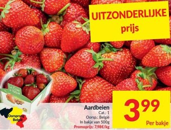 Intermarché Aardbeien aanbieding