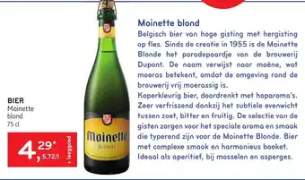 Alvo Moinette Blond 75cl Bier aanbieding