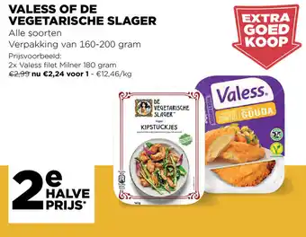 Valess of de Vegetarische Slager 160-200gram