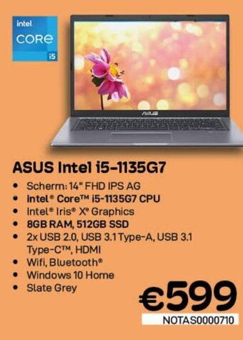 ASUS Intel i5-1135G7