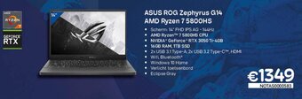 CompuDeals ASUS ROG Zephyrus G14 AMD Ryzen 7 5800HS aanbieding