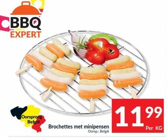 Intermarché Brochettes met minipensen aanbieding