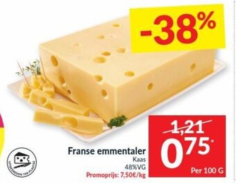 Intermarché Franse emmentaler aanbieding