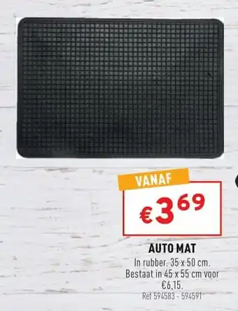 Trafic Auto Mat aanbieding
