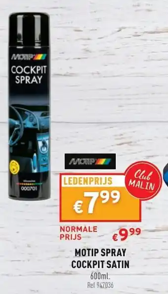 Motip Spray Cockpit Satin