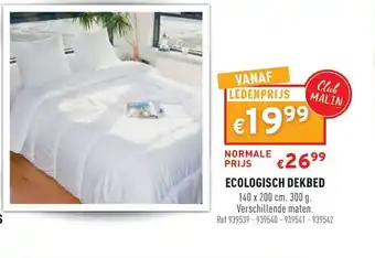 Trafic Ecologisch Dekbed aanbieding