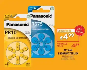 Trafic Set Van 6 Hoorbatterijen aanbieding