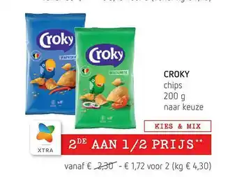 Spar Croky Chips 200 G aanbieding