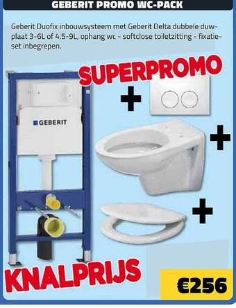 Bouwcenter Frans Vlaeminck Geberit Promo Wcpack aanbieding