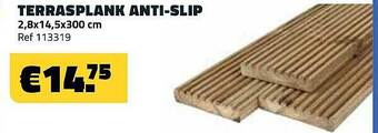 Terrasplank Antislip