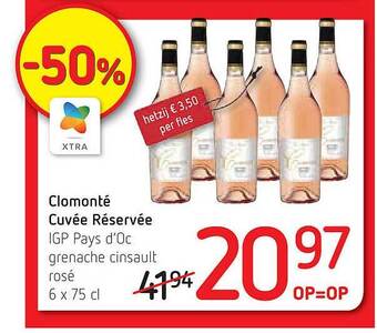 Spar Clomonté Cuvée Réservée aanbieding